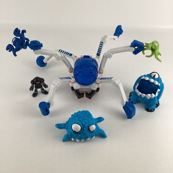 Fisher Price Imaginext Lunar Moon Rover Vehicle Figures Alien Creatures Lot 2008 - Picture 2 of 11